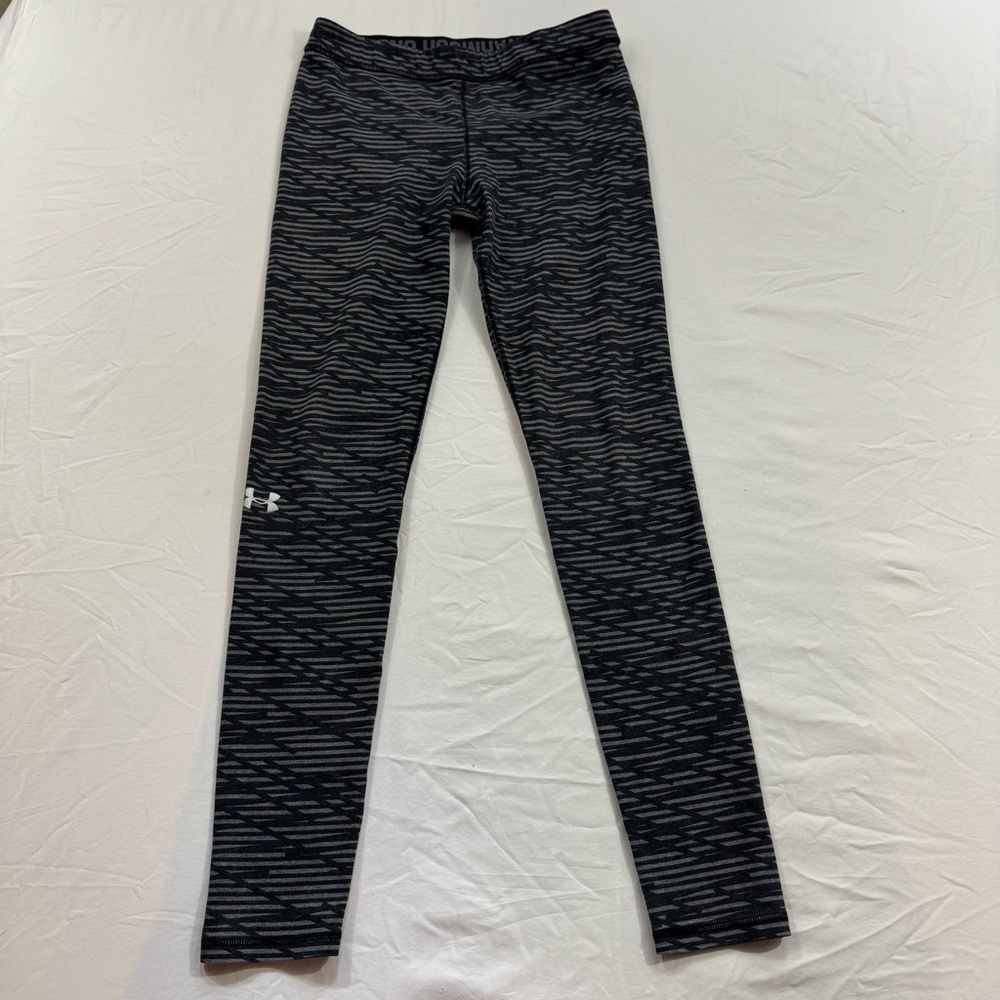 120. Women’s Under Armour Charcoal and Black Activewear (S)